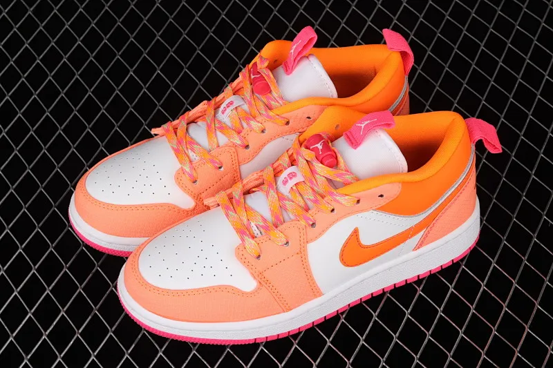All categories Air Jordan Jordan series basketball shoes Air Jordan 1 Low Air Jordan 1 Low AJ1 Joe 1 apricot orange low-top cultural and leisure sports sneakers DJ0530-801